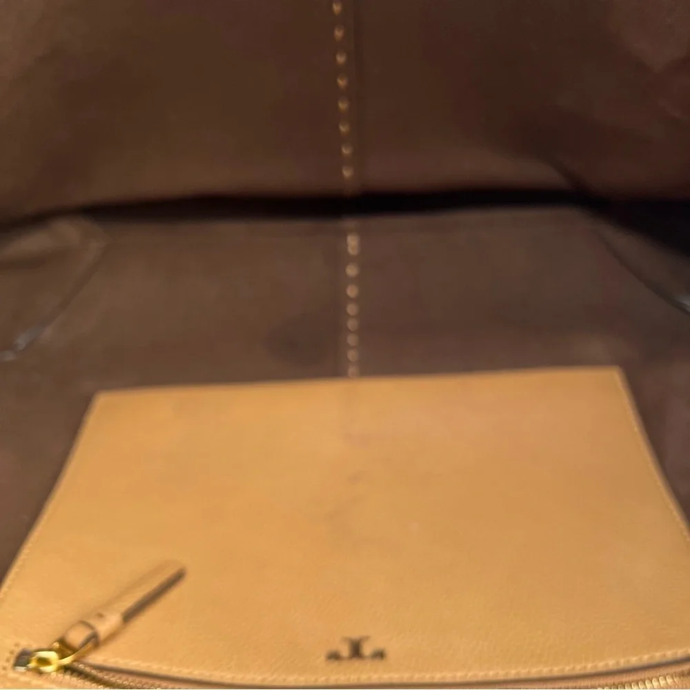 Tory Burch All Leather Large McGraw Tote